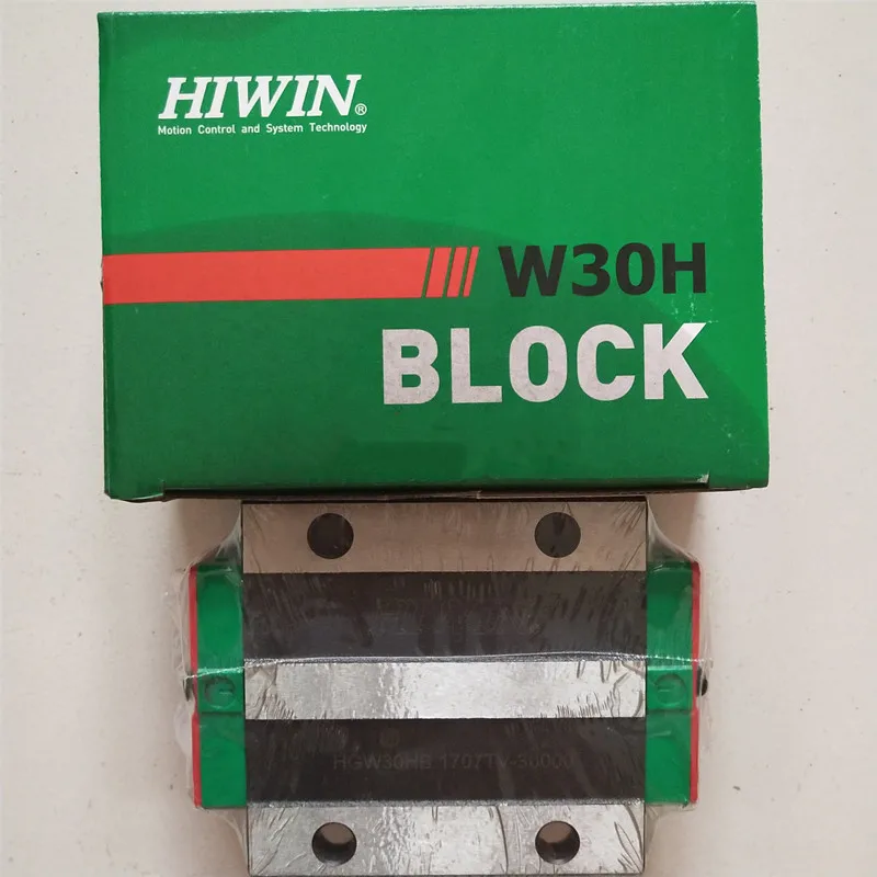 

2pcs 100% original HIWIN Linear carriage block HGW20HC for HGR20 guideway (only carriage bearings)