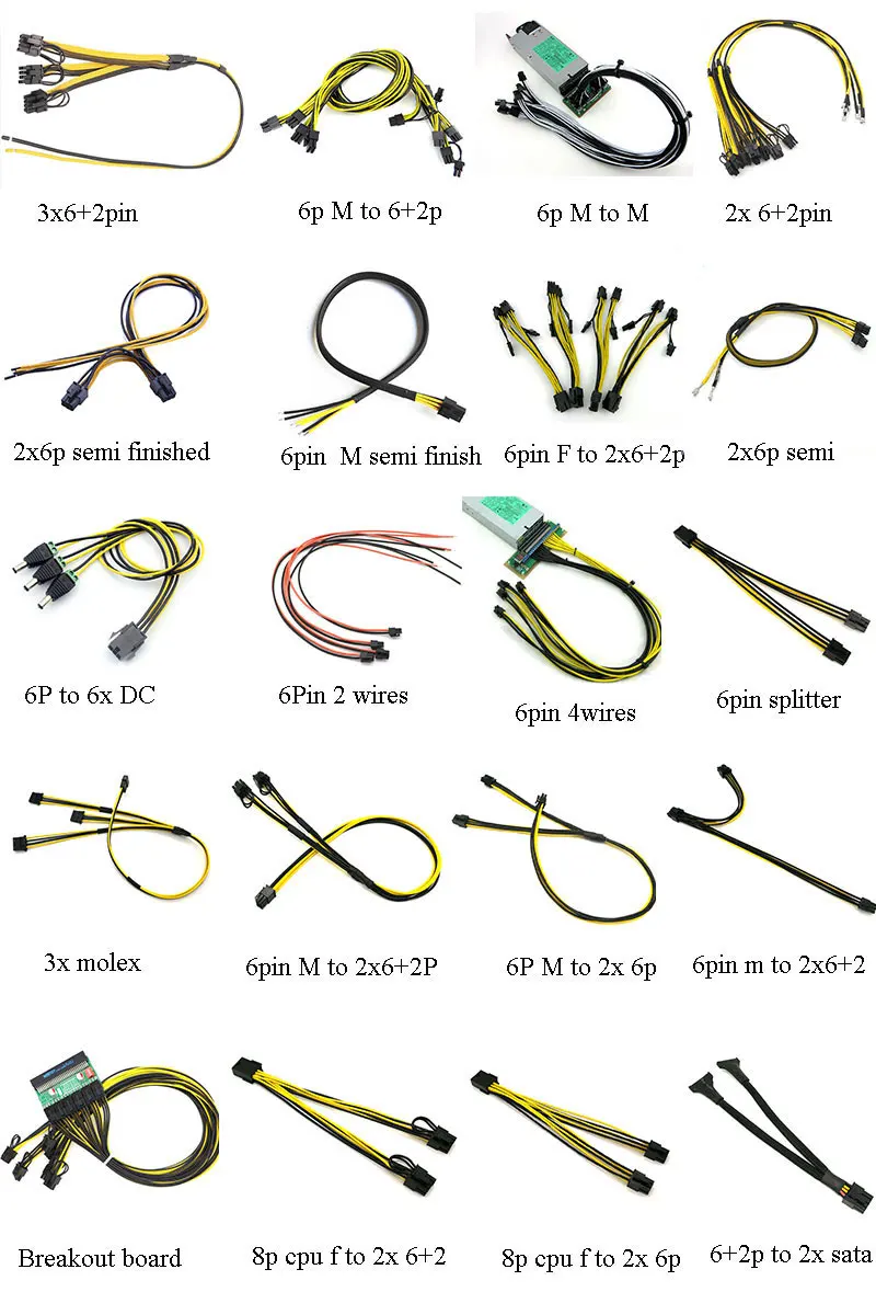 Angitu OEM Custome Computer Cable Wiring Harness Adapter Cables