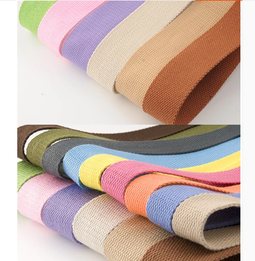 2 Meters 32mm Canvas Ribbon Belt Bag Cotton Webbing Polyester/Cotton Webbing Knapsack Strapping Sewing Bag Belt Accessories