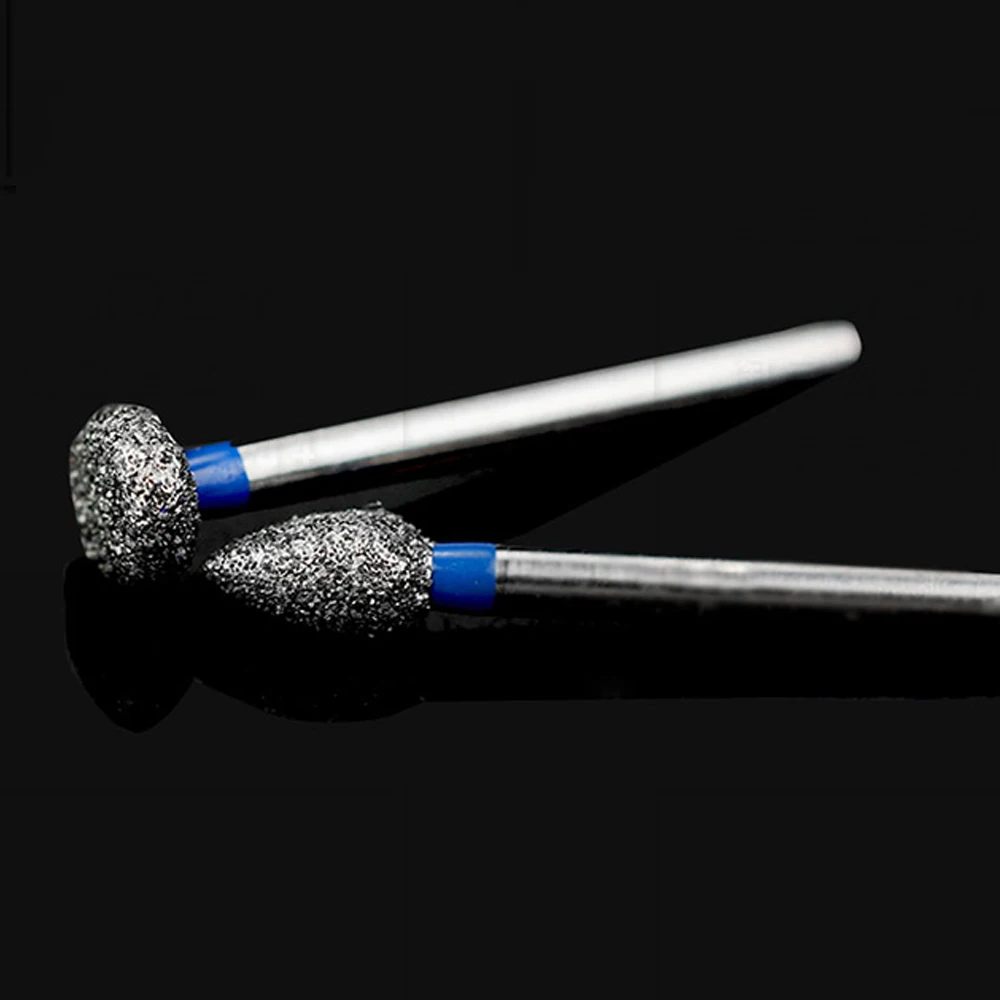 AZDENT 10 Pcs/Box Dental Diamond Burs 1.6mm for High Speed Handpiece Super Coarse Diamond Dentist Grinding Tool Grinder