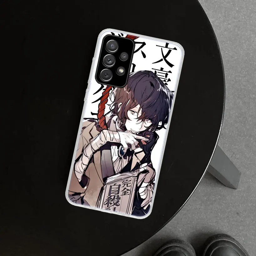 Bungou Stray Dogs Dazai Osamu Phone Case for Samsung Galaxy A15 A25 A35 A55 A14 A24 A34 A54 A04S A13 A23 A33 A53 A03S A52 A12 A2