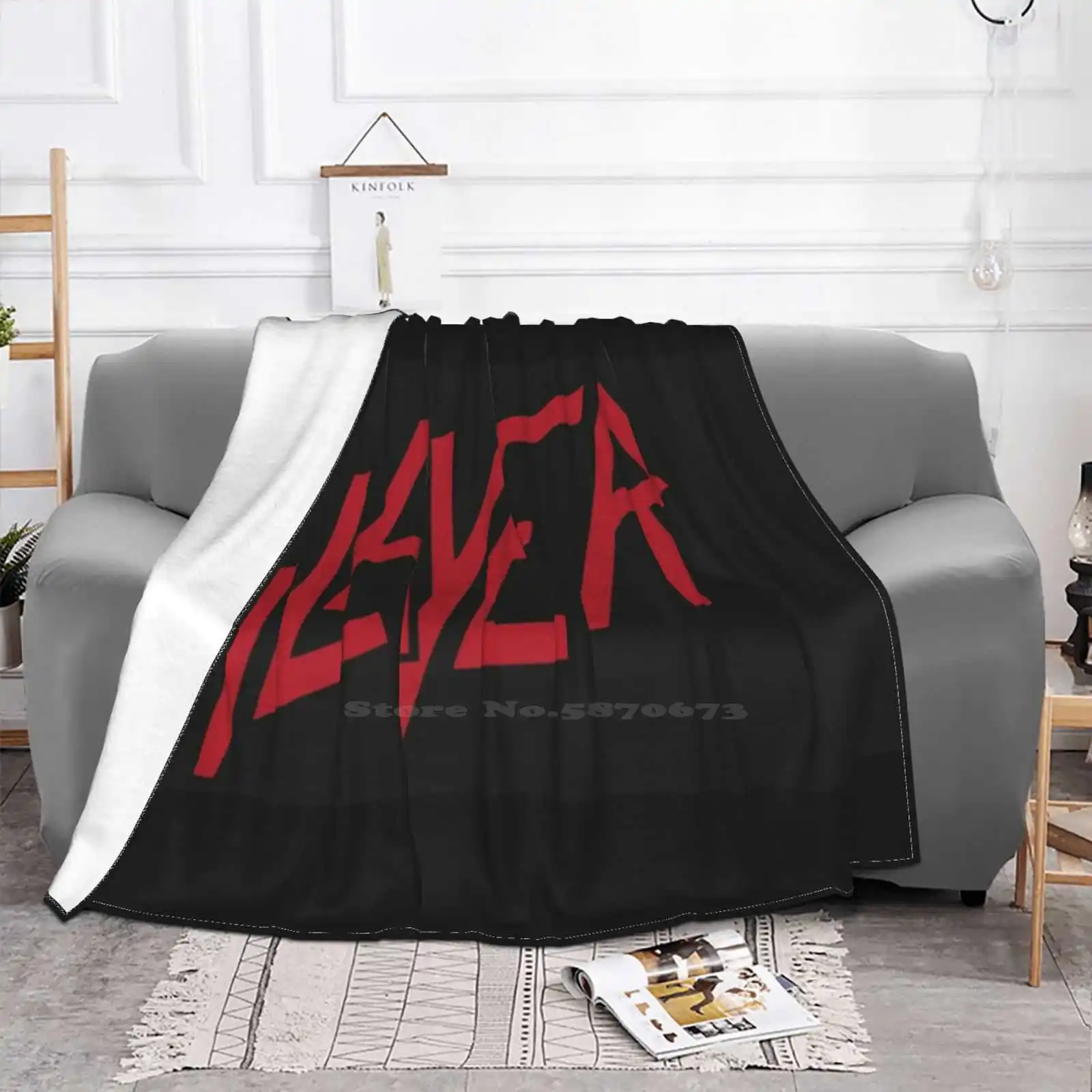 Band Red Air Conditioning Blanket Fashion Soft Blanket Band Red Music Metal Heavy Metal Pantera Megadheth And Rol Black S Th