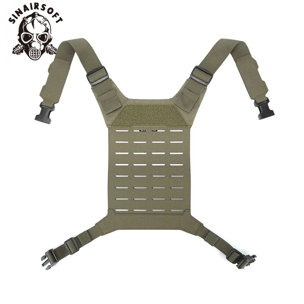 Taktische D3 SS MK Brust Rig Jagd Airsoft Molle Weste Brust Rig Strap Universal Weste Zurück Panel Ausrüstung Zubehör