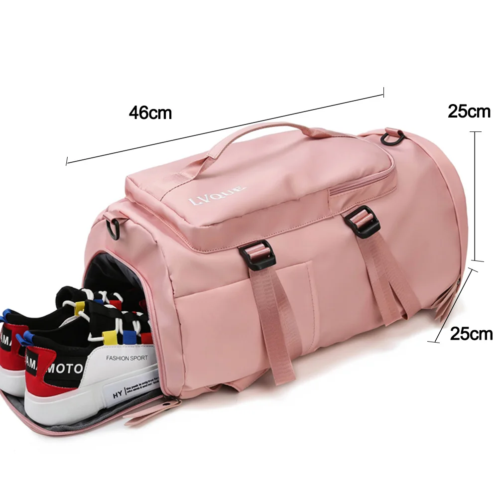 New Gym Backpack Fitness Bag For Women Men School Bags Outdoor Sports Travel Backpack With Shoes Pocket Student Bag Gym Tas XA1D