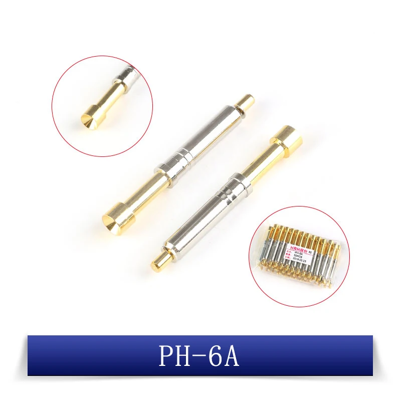 10Pcs/2Pcs Testing Contact Probes Pin PH-2A/2H/3A/3H/4A/4B/4D/4G/4H/6A/6D/6G 5A Retractable Spring Test Probe Pogo Pin