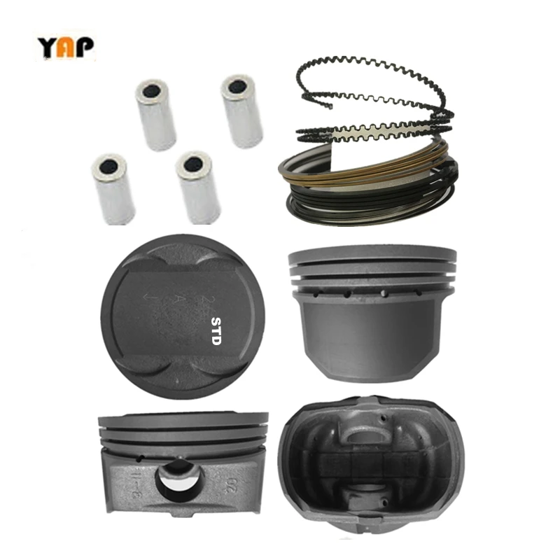 STD G4KD Piston &Piston Ring Set for FitHYUNDAI KIA YF K4 K5 IX35 NFC NF G4KD 2.0L L4 16V 23410-2G000 23410-25061 23040-2G000