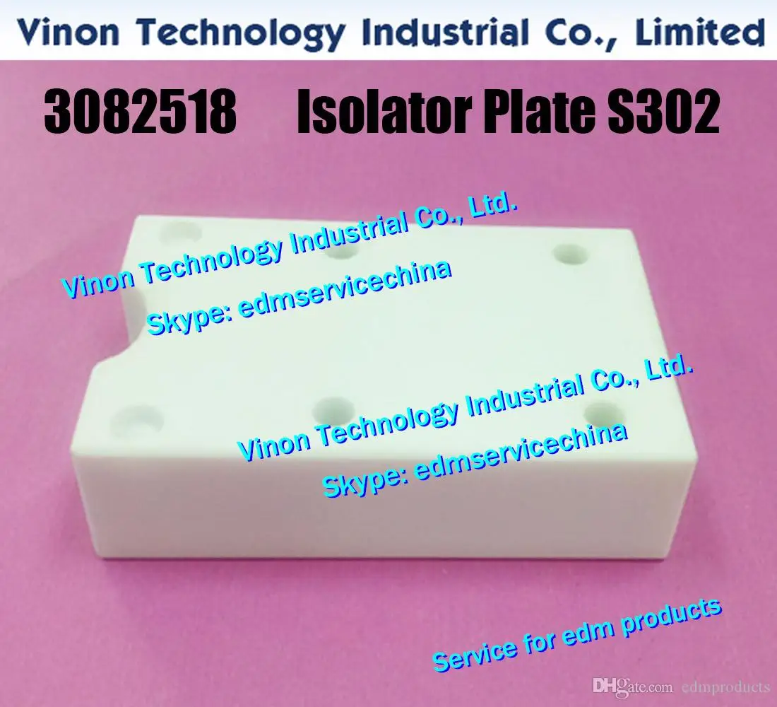 

3082518 edm Isolator Plate S302 77x50x20mm Upper for Sodic A530D,A350,500W AWT 90-1/87 type edm Guide Block Ceramic for Compact