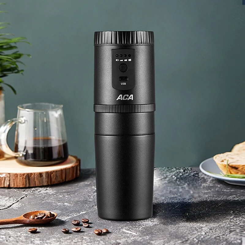 Portable Coffee Maker Grinder Car USB Electric Coffee Powder Making Machine