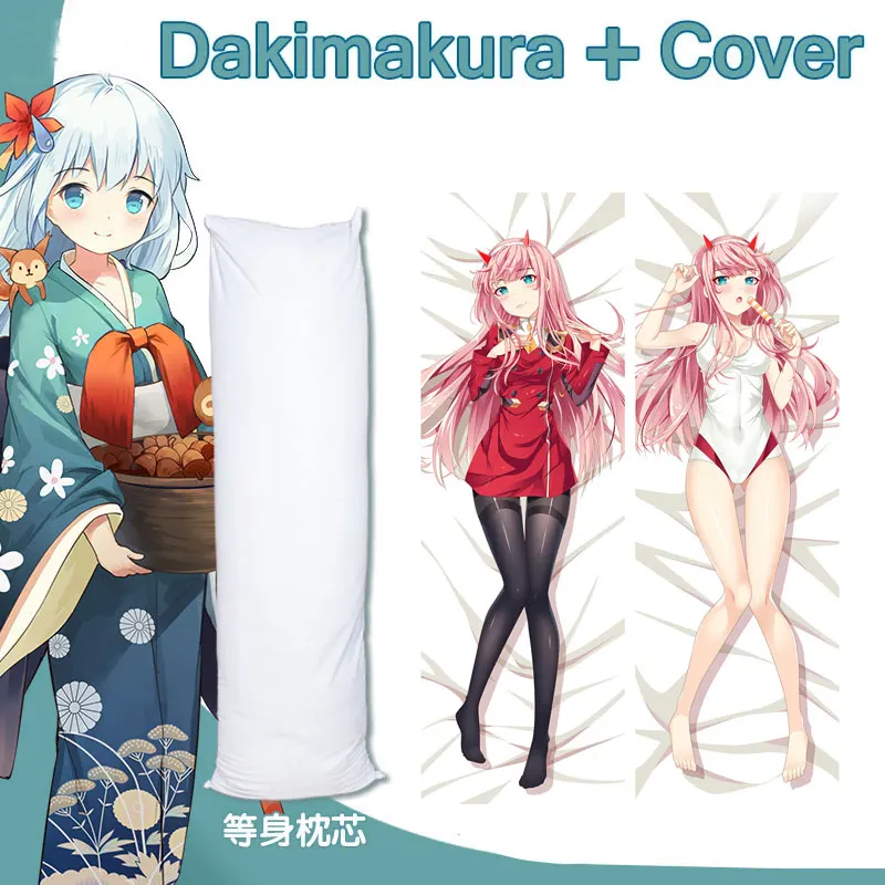 DARLING In The FRANXX ZERO TWO 02 Anime Dakimakura with Pillowcase Body Pillow Hug Bed Pillow Otaku Sleeping Long Pillow Cushion