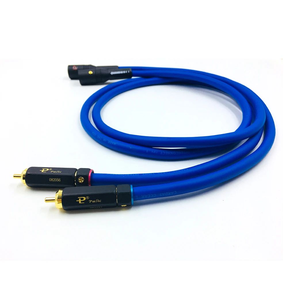 Hifi XLR Cable Hi-end 2 XLR Male to Male Audio Cable  3 Pin 2 XLR Male to 2RCA Audio Cable