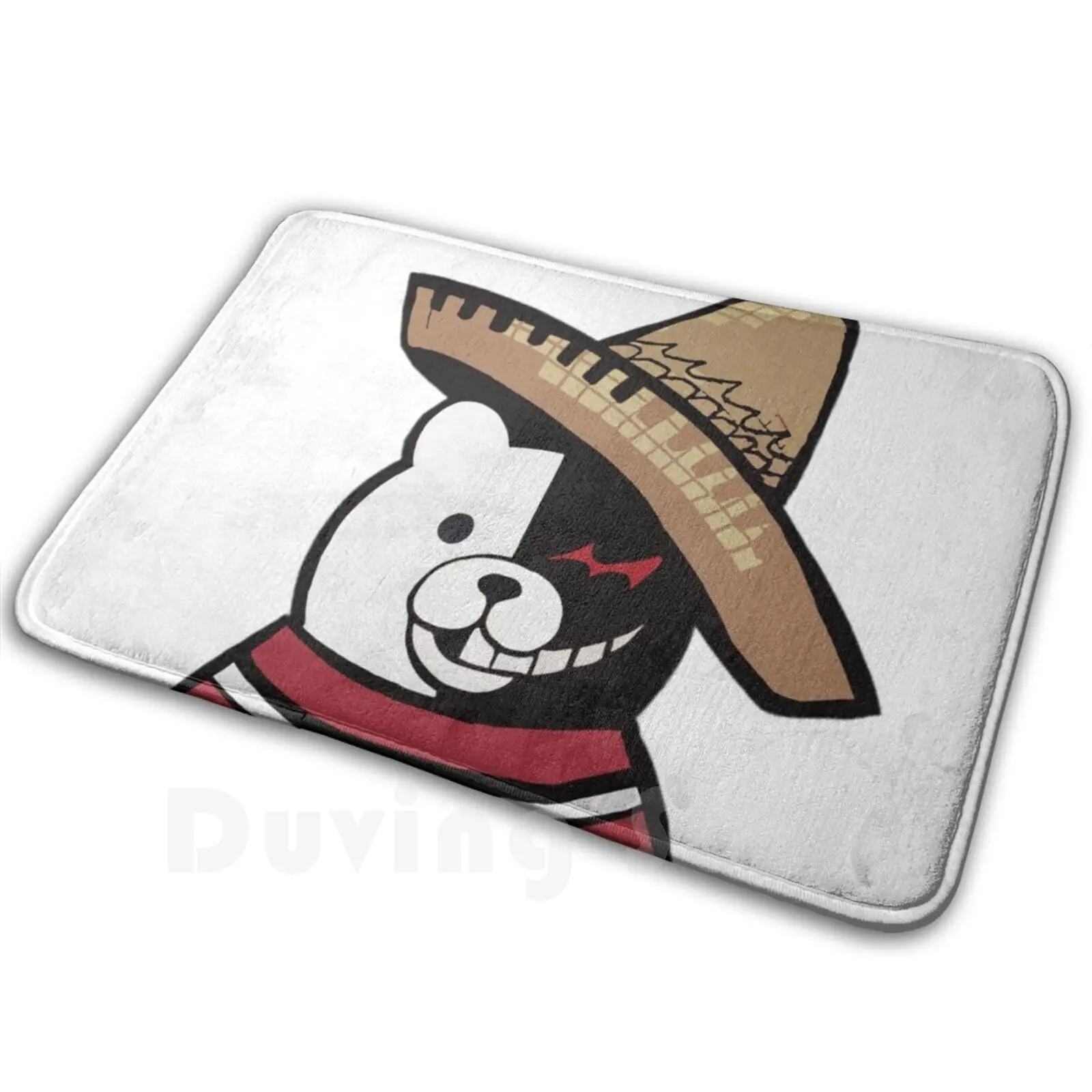 El Se ? Or Monokuma Carpet Mat Rug Cushion Soft Danganronpa Danganronpa Trigger Happy Havoc Danganronpa 2 Monokuma