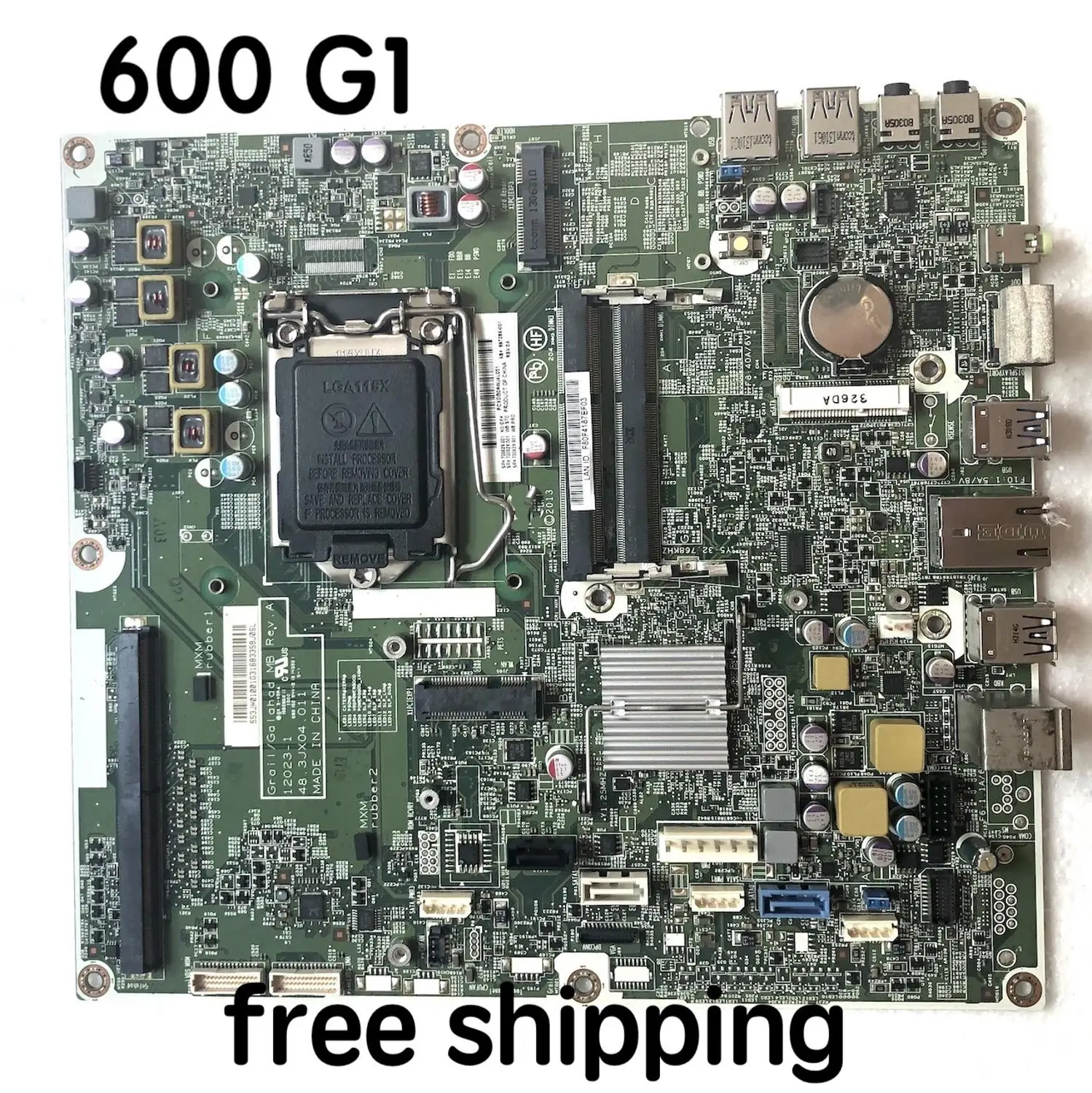 

700629-001 For HP ProOne 600 G1 AIO Motherboard 697286-001 12023-1 48.3JX04.011 700629-501 motherboard 100% tested fully work