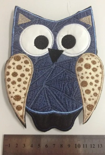 Eule tuch aufkleber zubehör patch aufkleber DIY kleidung dekoration applique epauletten kleidung zubehör