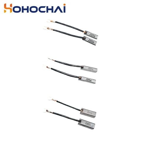 10-100 Uds J204 cepillo de carbón para generador STC ST piezas de repuesto de alternador de Motor eléctrico