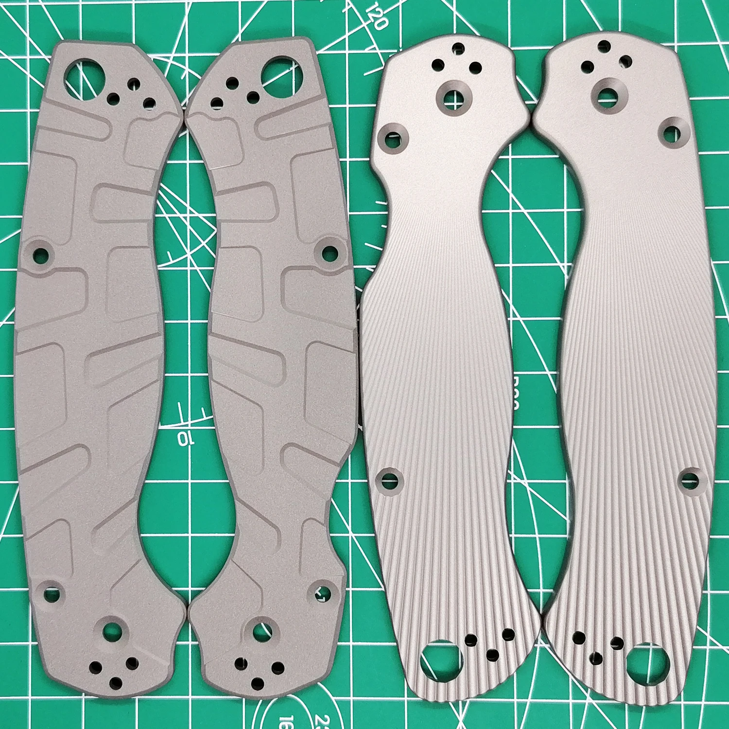 

1 Pair DIY Titanium Alloy Handle Scales for Spyderco Paramilitary 2 C81