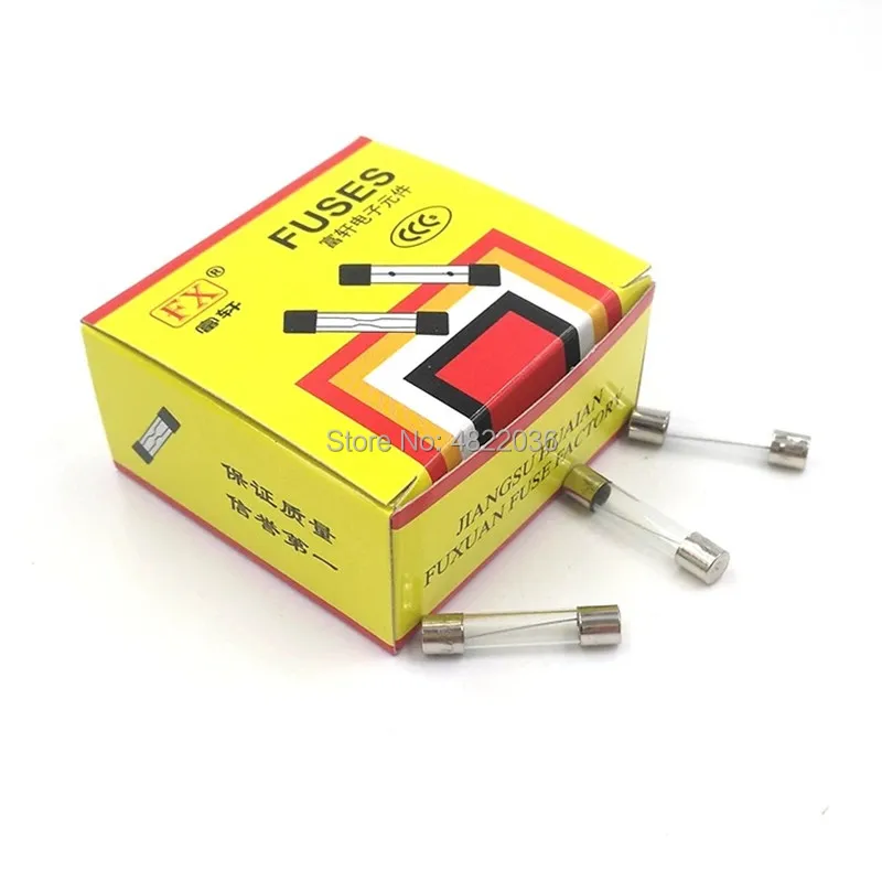 

6*30MM GLASS Quick Blow Fuse 6*30 Fast Blow insurance tube 6X300MM 250V 0.5A 1A 2A 3A 4A 5A 6A 8A 10A 12A 15A 20A 25A 30A