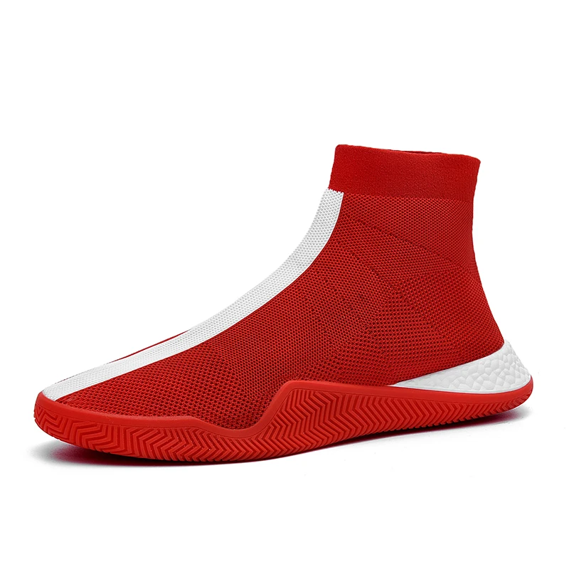Summer Socks Shoes Couple High-Top Single Shoes Men Women Slip On Shoes Casual Lazy Shoe Breathable Casual Shoe