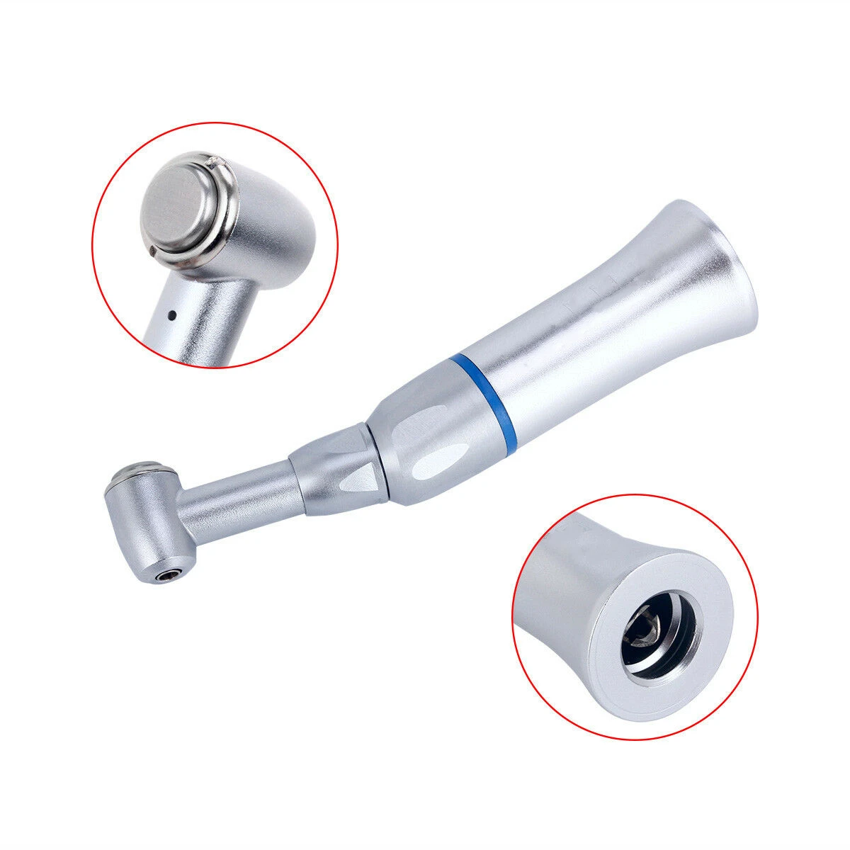 NSK Style Dental Push Button Contra Angle Slow Low Speed Handpiece Turbine Torque Wrench Type E-type EX-6B Dentistry Motor Tools