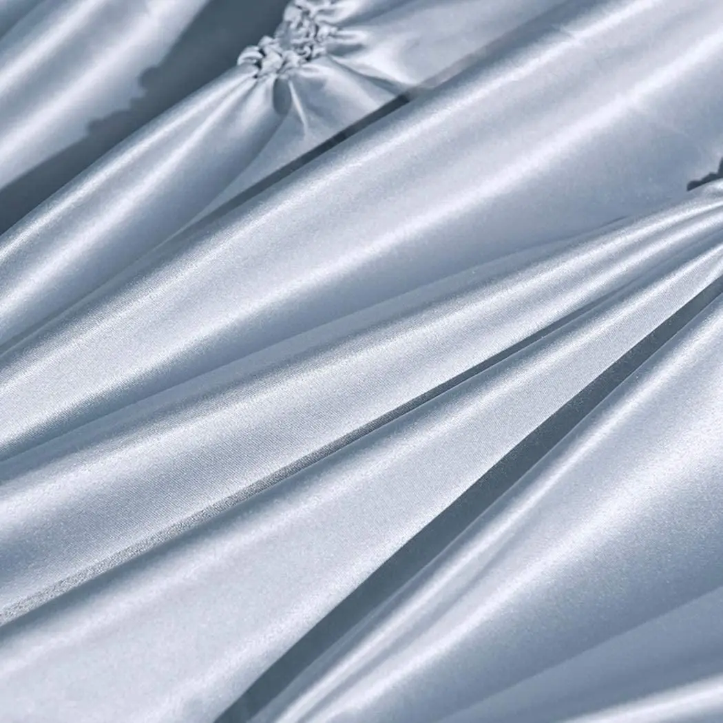 Silk Bedding Set  King Size Bed Set Bed Clothes Duvet Cover Pillowcases Wholesale
