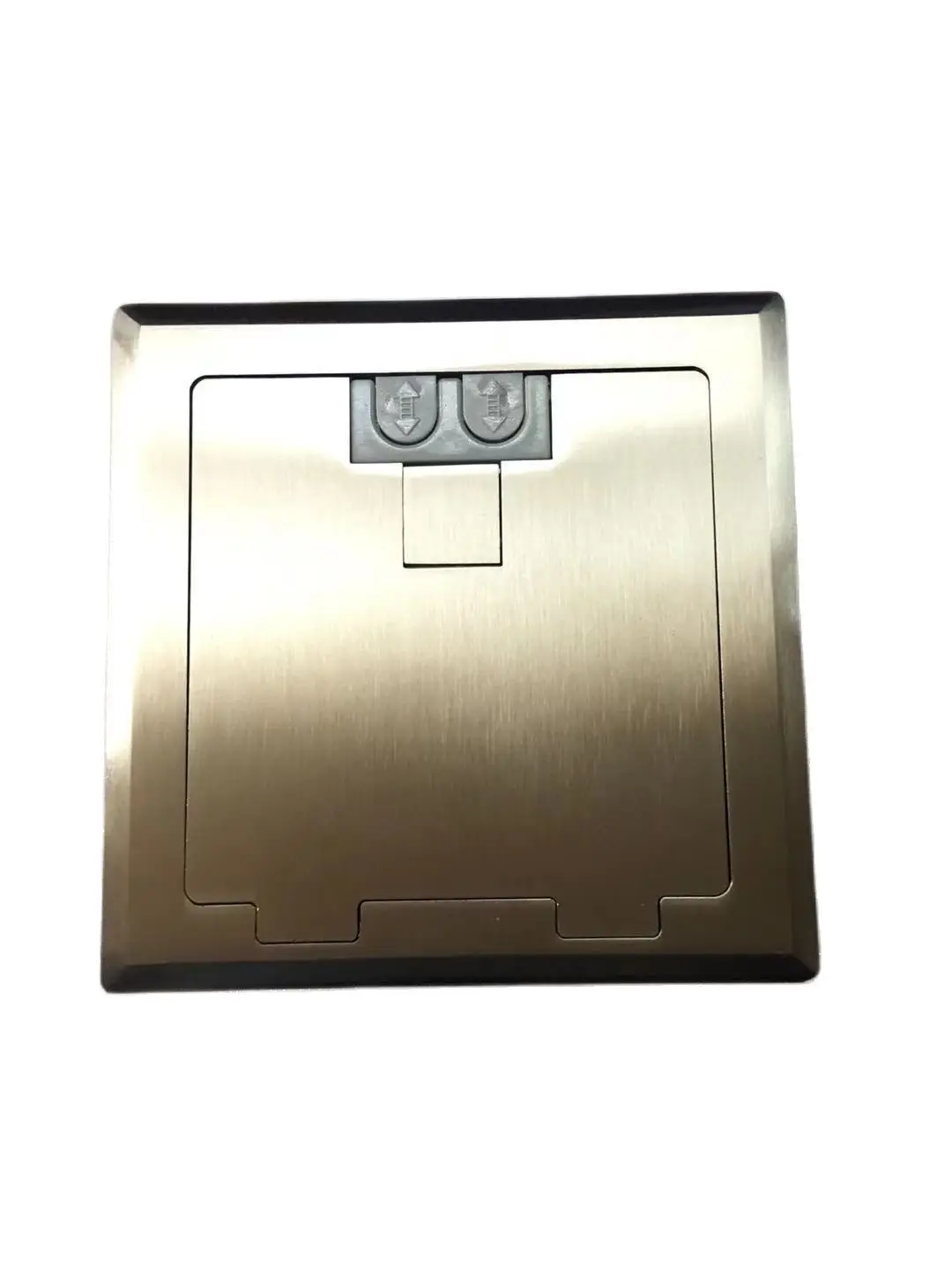 Pop-up Type Floor Socket Double Audio 8pin male Socket Waterproof Wall Plate Keystone Floor Receptacle Panel Socket