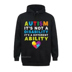 Autisme Spreekt Shirt Autistische Awareness Voor Mannen Vrouwen Katoen Mannen Hoodies Mannen Comfortabele Lange Mouwen Fashion Cool