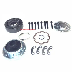 Kit de reparación de junta CV de eje de transmisión delantero y trasero, compatible con Jeep Wrangler JK 3.6L 3.8L 2007-2016 52853330AA 52123553AA