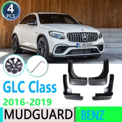 for Mercedes Benz GLC-Class GLC X253 2016 2017 2018 2019 Car Fender Mudguard Mud Flaps Guard Splash Flap Car Accessories Styling