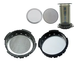 2PCS/lot 61MM Coffee Metal Mesh Filter Reusable Stainless Steel Filter Mesh For Aeropress Coffee Maker Tool Kitchen Accessories
