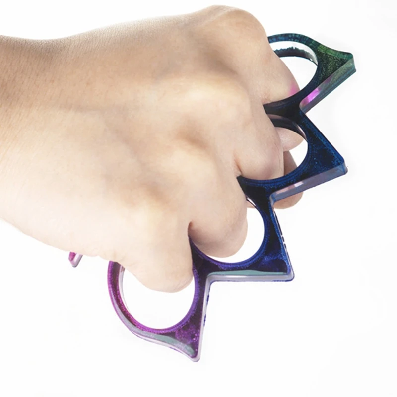 Crystal Epoxy Resin Mold Keychain Pendant Silicone Mould DIY Crafts Jewelry Decorations Making Tool