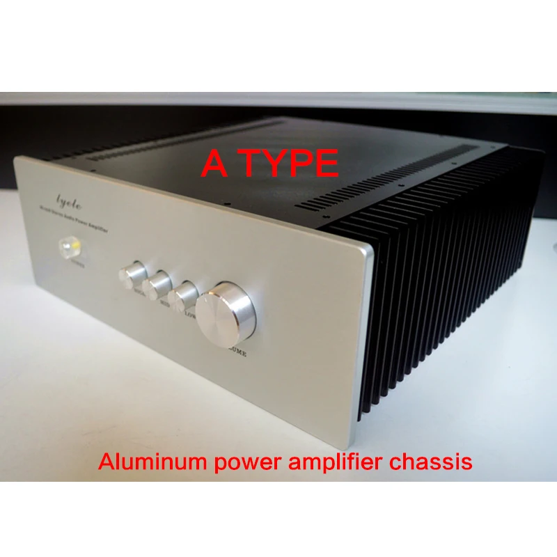 

Aluminum Power Amplifier Chassis Q32115 External Radiator Case Power Amplifier Shell Small Armor Box DIY 320*308*115mm