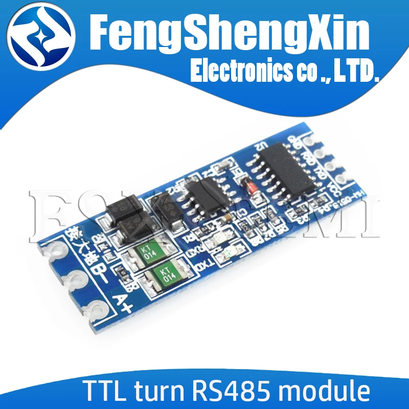 TTL Turn To RS485 Module Hardware Automatic Flow Control Module Serial UART Level Mutual Conversion Power Supply Module 3.3V 5V