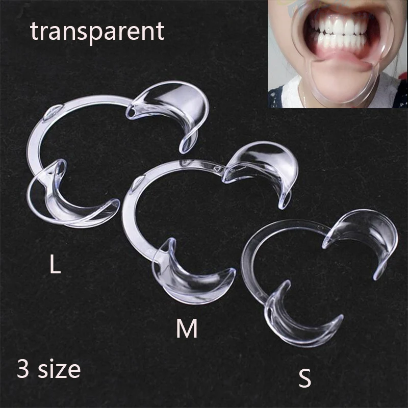 10pcs/lot Dental Mouth Opener C Shape Mouth Gag Dental Orthodontic Tool Intraoral Cheek Lip Retractor Mouth Spreader Lip Opener