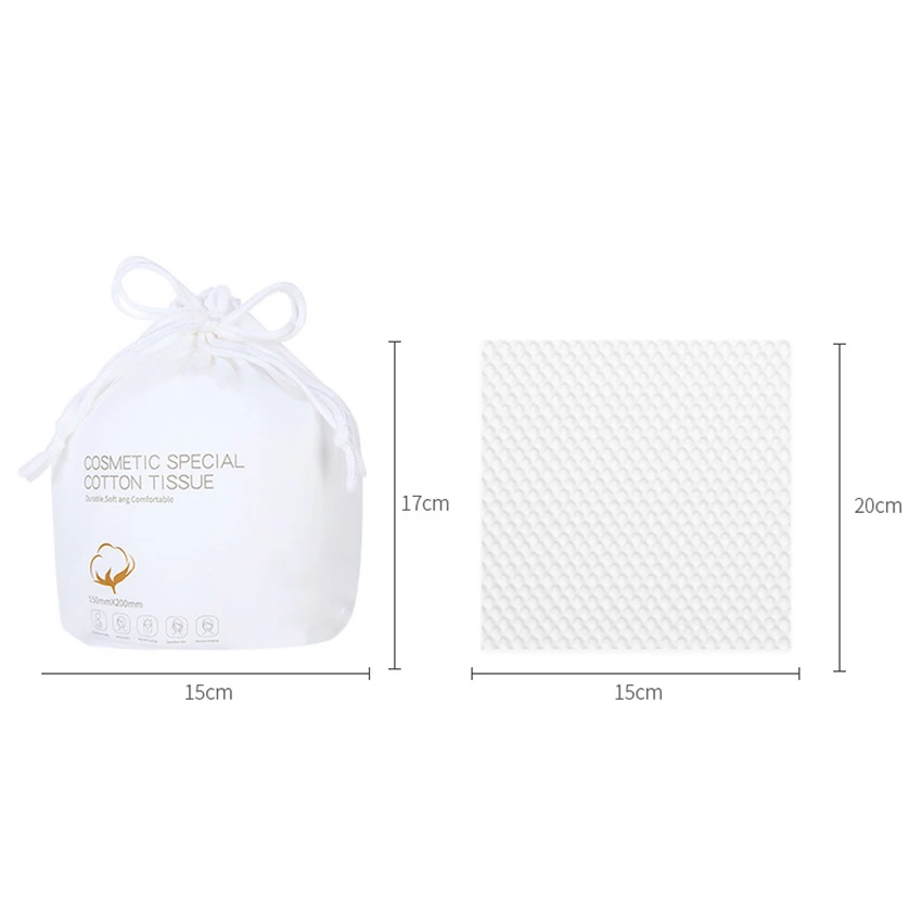 120 ورقة المتاح التطهير ورقة مناشف الوجه لينة الأسطوانة الأنسجة ماكياج التطهير وسادات قطنية العناية بالبشرة مزيل أدوات