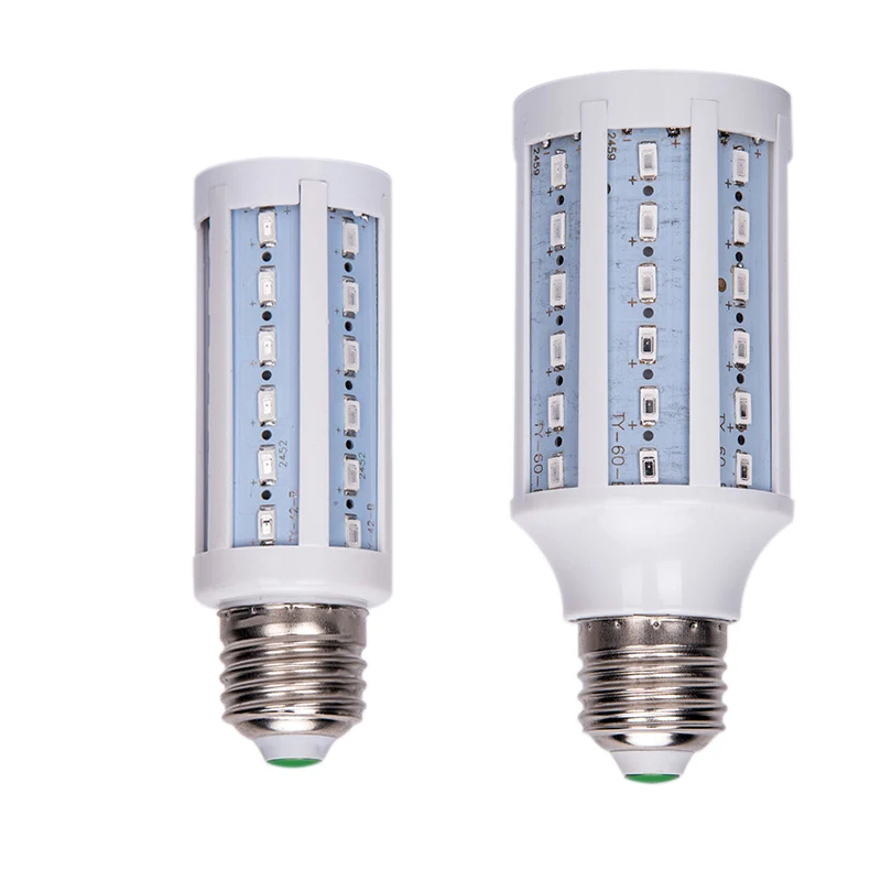 5W 10W 15W 20W E27 LED Bulb SMD5730 Corn Bulb Lamps Red Yellow Bule Pink Green Garden Lawn Landscape Decorative Light Bulbs