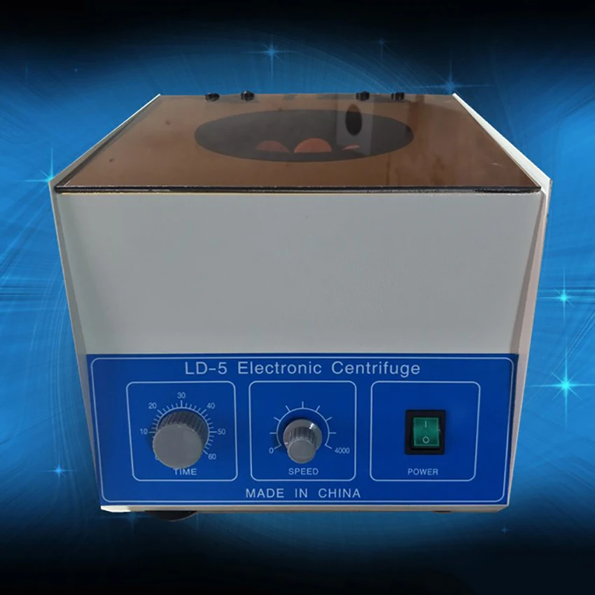 Centrífuga de Laboratório 50ml × Tubos 4000rpm Sangue Elétrico Prp Centrífuga 2770xg Força Centrífuga 110v 220v Ld5