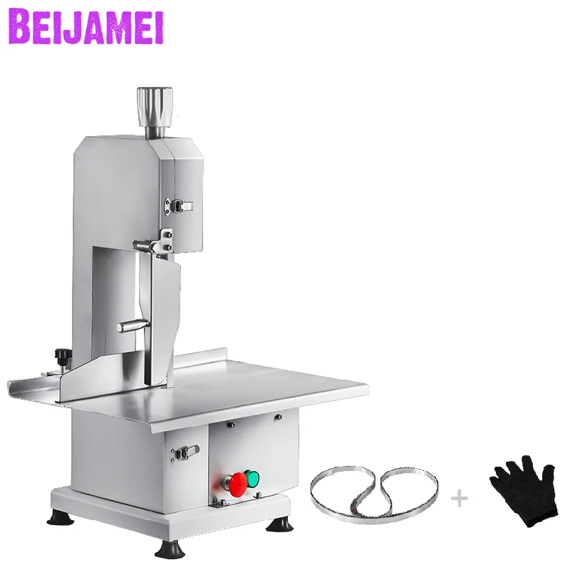 

BEIJAMEI 2020 Automatic Meat Bone Cutter Bone Saw Machine Electric Commercial Bone Cutting Machine 750W