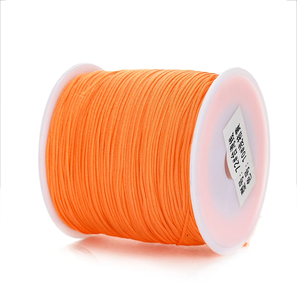 100 m/Rolle, 0,8 mm, 28 Farben, Nylonfaden, Schnur für DIY-Herstellung von Armbändern, Halsketten, handgefertigten Bastelzubehör – Detail 35