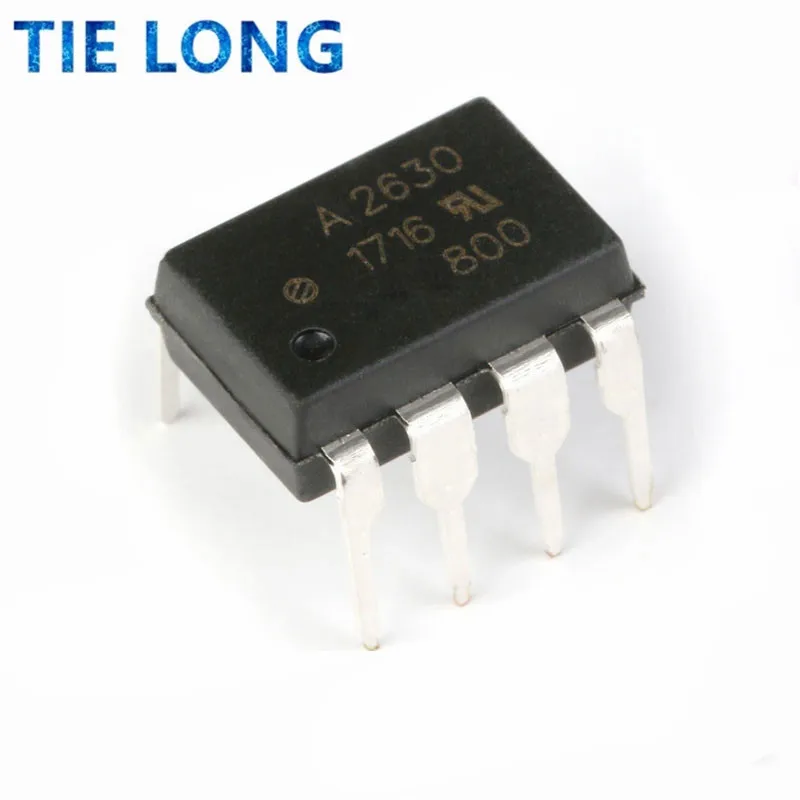 10PCS HCPL2630 DIP8 HCPL-2630 2630 A2630 DIP IC novo e original