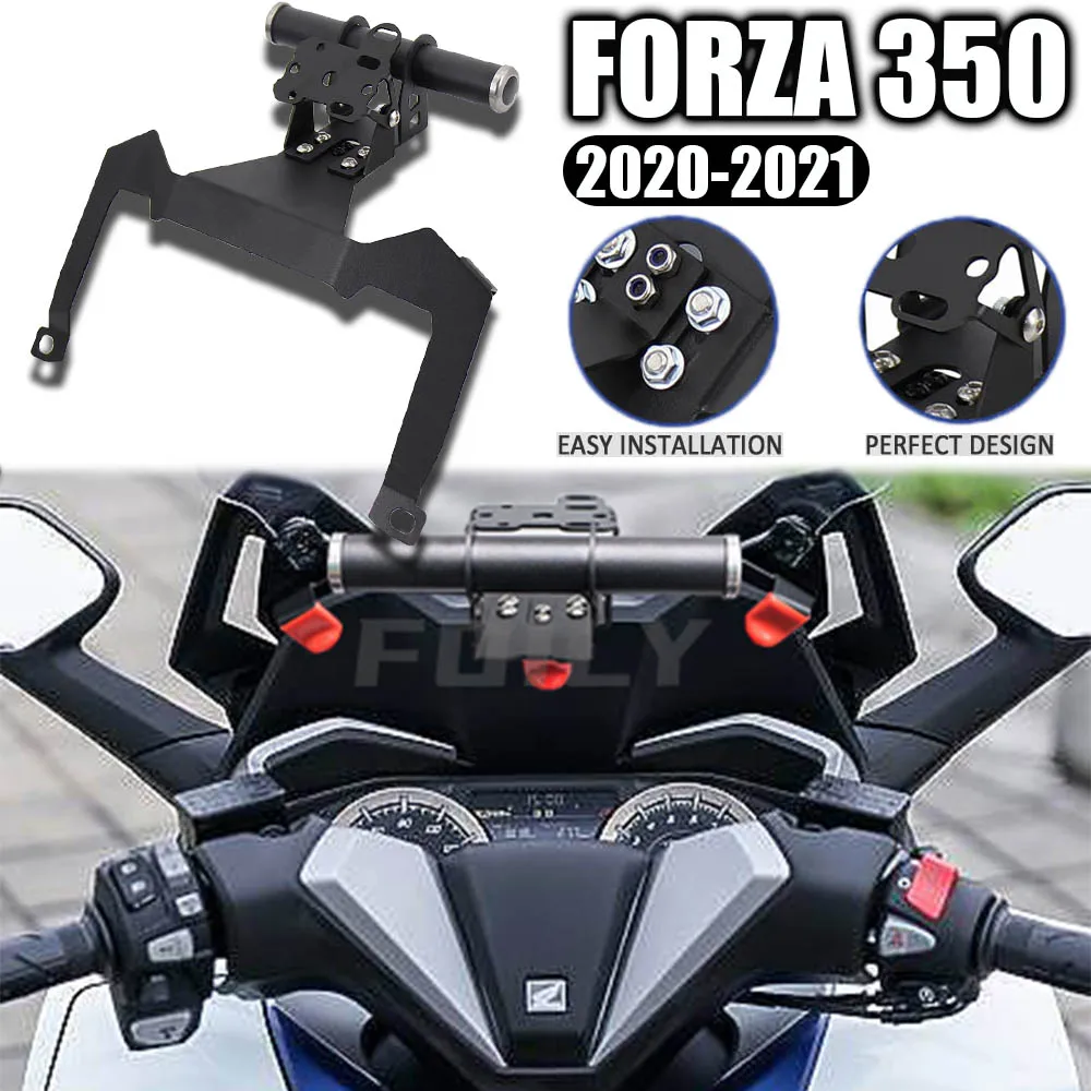 

For Honda Forza 350 FORZA 350 2020-2021 New Motorcycle Accessories Forza-350 Phone Holder Stand GPS Navigator Plate Bracket