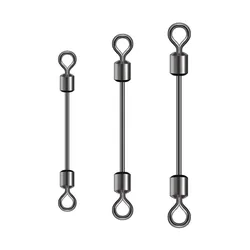 30pcs/lot Quick Fishing Line Lead Sheet Seat Connector Pin Fish Line Buffer Swivel Solid Ring Fishing Carp Pesca Tackles