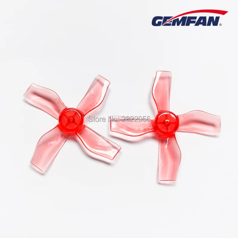 4Pairs 8pcs shaft 0.8mm 4-Blade Gemfan 1220 1.2x2.0x4 31mm Hollow cup brushless motor CCW/CW propeller RC Drone airplane parts