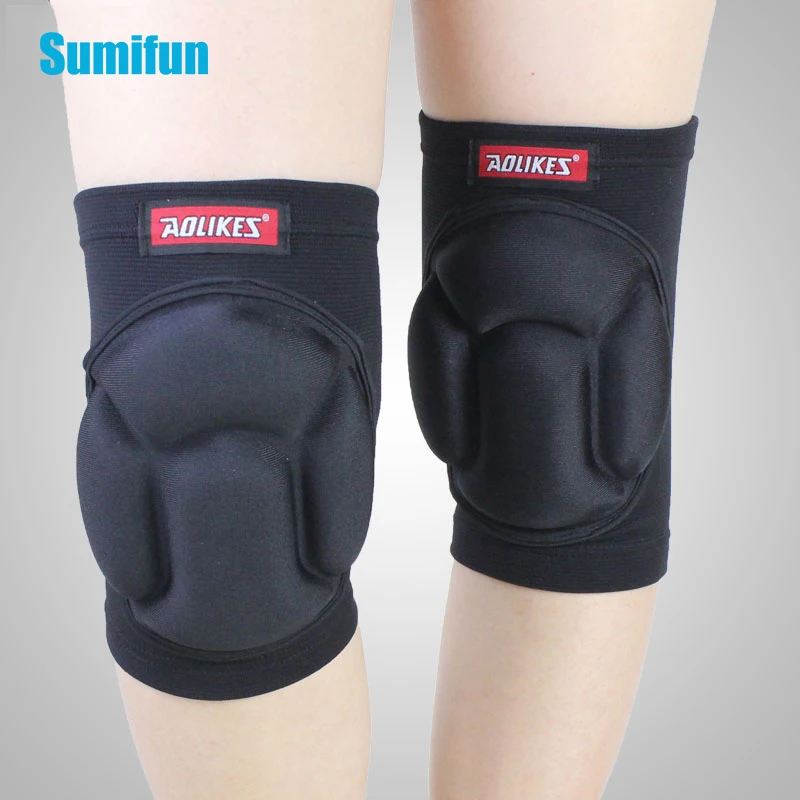 2Pcs Foot Protector Knee Support Kneepad Support Sleeve Rodilleras For Football Volleyball Cycling Basketball Running Z15301