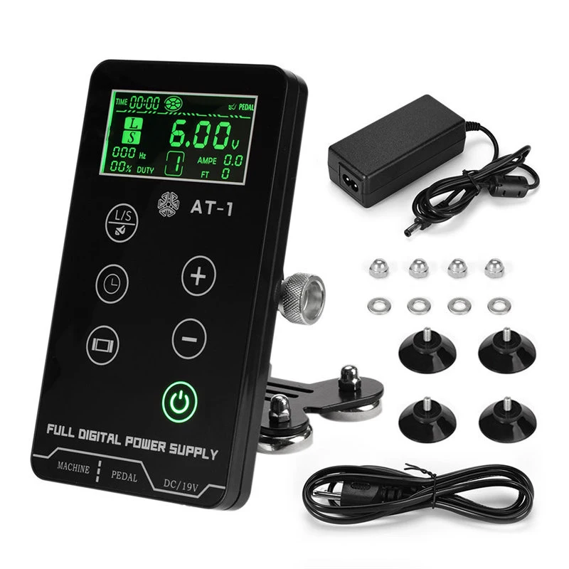 JimKing Touch Screen Adjustable Tattoo Power Supply EU/US/UK Plug Digital Tattoo Power Supply Supplies Fonte Tatuagem Digital