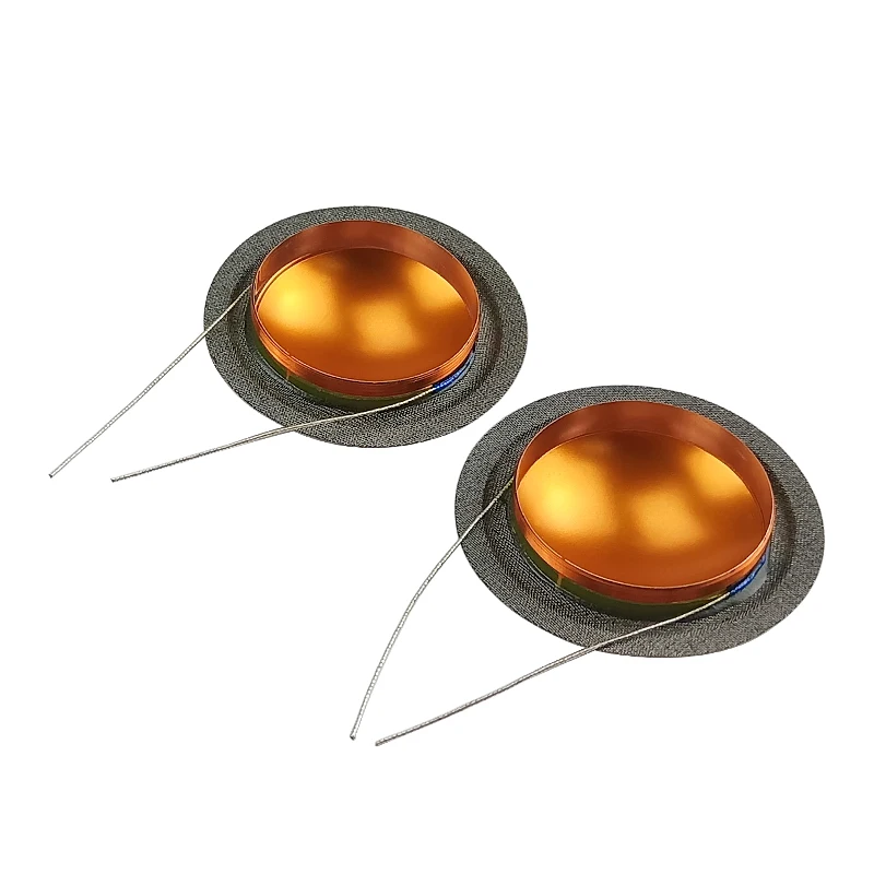 Ghxamp 25.9 مللي متر 4ohm مكبر الصوت ملف صوتي الحرير غشاء حاجز من التيتانيوم ثلاثة أضعاف إصلاح أجزاء نفس الجانب الجولة الأسلاك النحاسية 1Pairs
