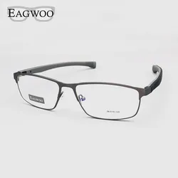 Magnet Sports Eyeglasses Metal Full Rim Optical Frame Prescription Spectacle Men Myopia Eye Glasses Extendable Temple Sporting