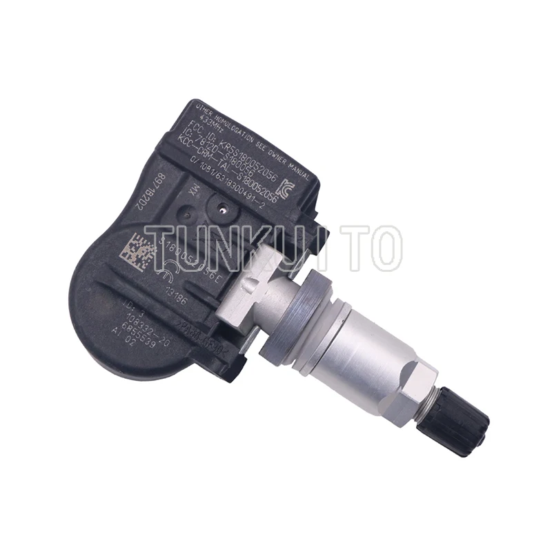 4 Pieces NEW Original BMW TPMS Tire Pressure Monitor Sensor for BMW 2-Series 3-Series 4-Series Mini Club I3 X1 433Mhz 6855539