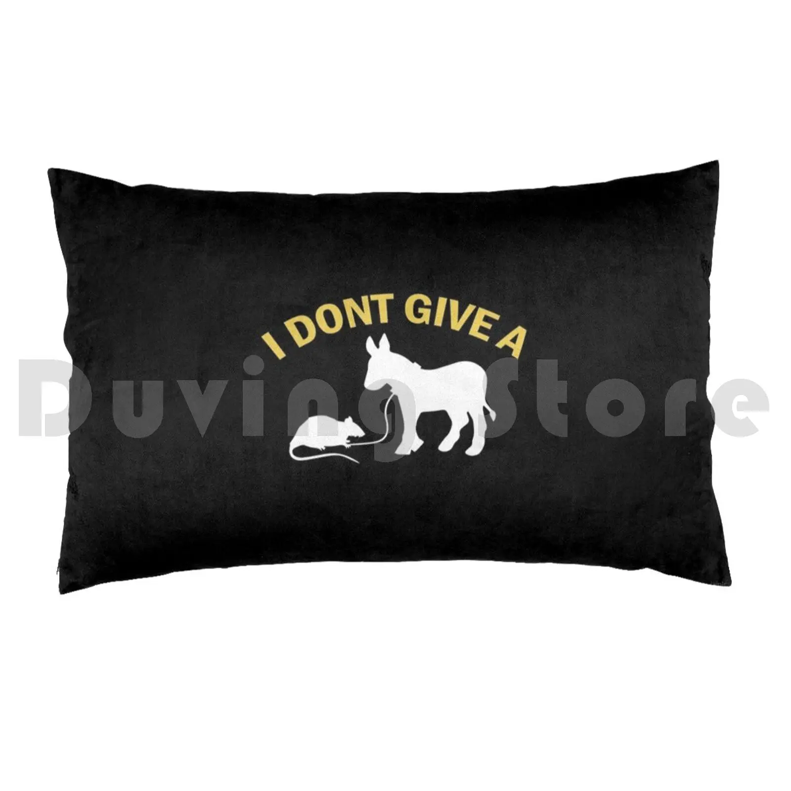 Funny Donkey Rat Designs For Men & Women Pillow Case Printed 50x75 Funny Donkey Rat Donkey Punny Rat