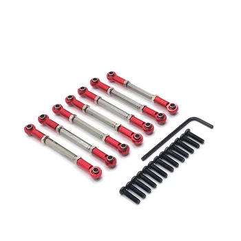 WLtoys 1/10 104001 104002 RC कार स्पेयर पार्ट्स मेटल अपग्रेड एडजस्टेबल पुल रॉड के लिए उपयुक्त 10 best sales wltoys 104002 - №1