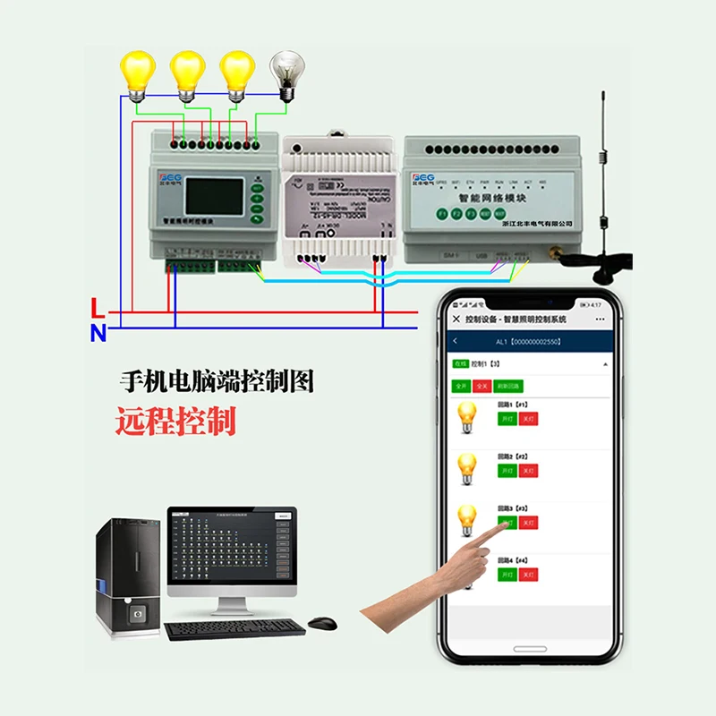 6 Channal Time Control Module Street Lamp Control Astronomical Clock Sunrise and Sunset Control IoT Switch Controller Module