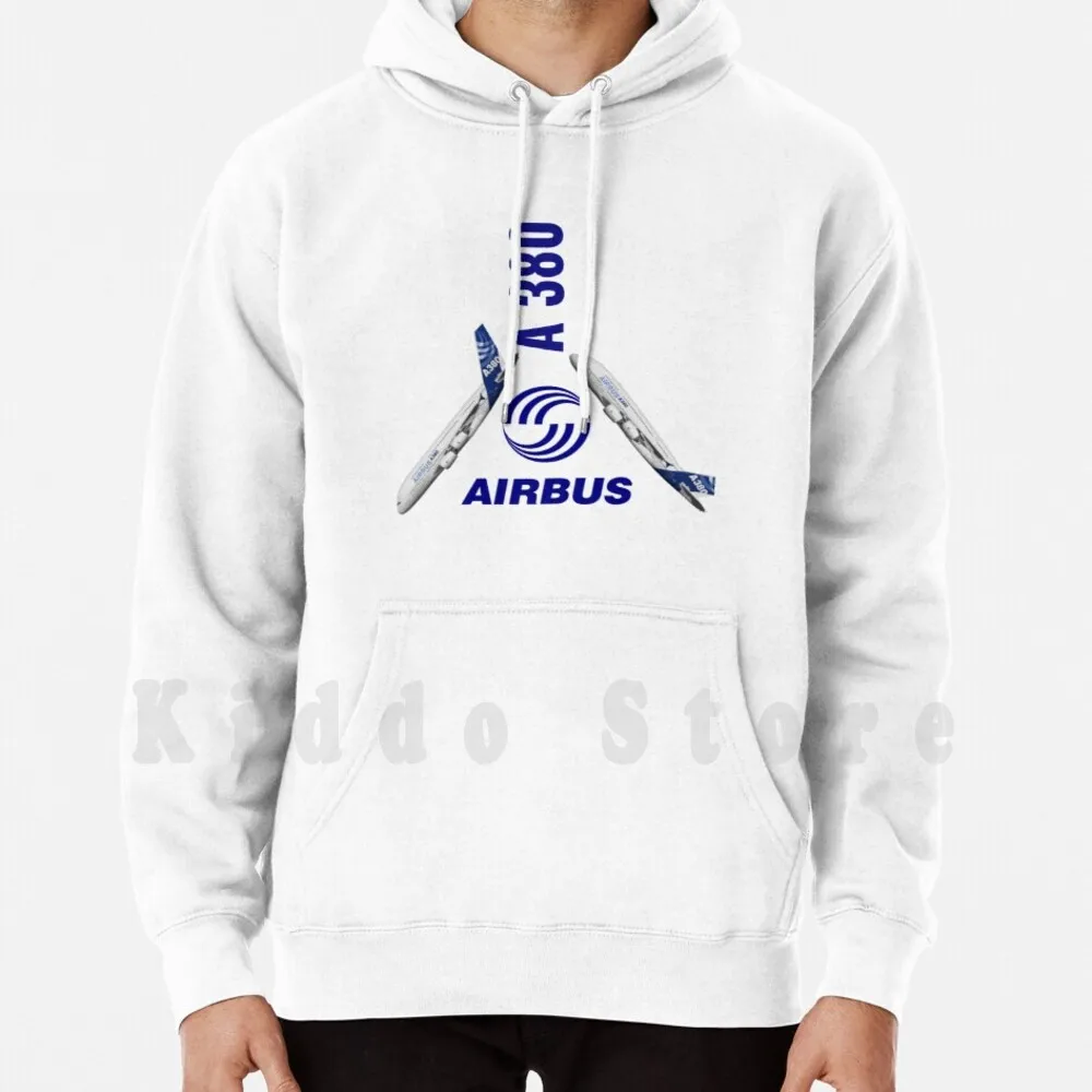 Sudaderas con capucha de Airbus de manga larga, Airbus A320 A340 A330 A350 A360 A370 A380, avión, aviación, Beluga Blue, vuelo comercial